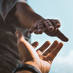 give reaching-out